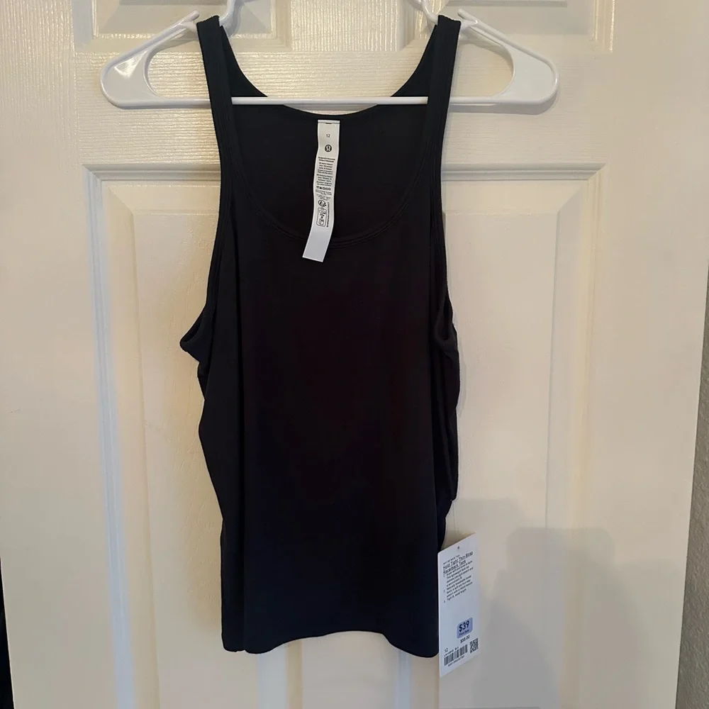 NWT Lululemon Athletica Black Racerback Tank - Picture 4 of 6